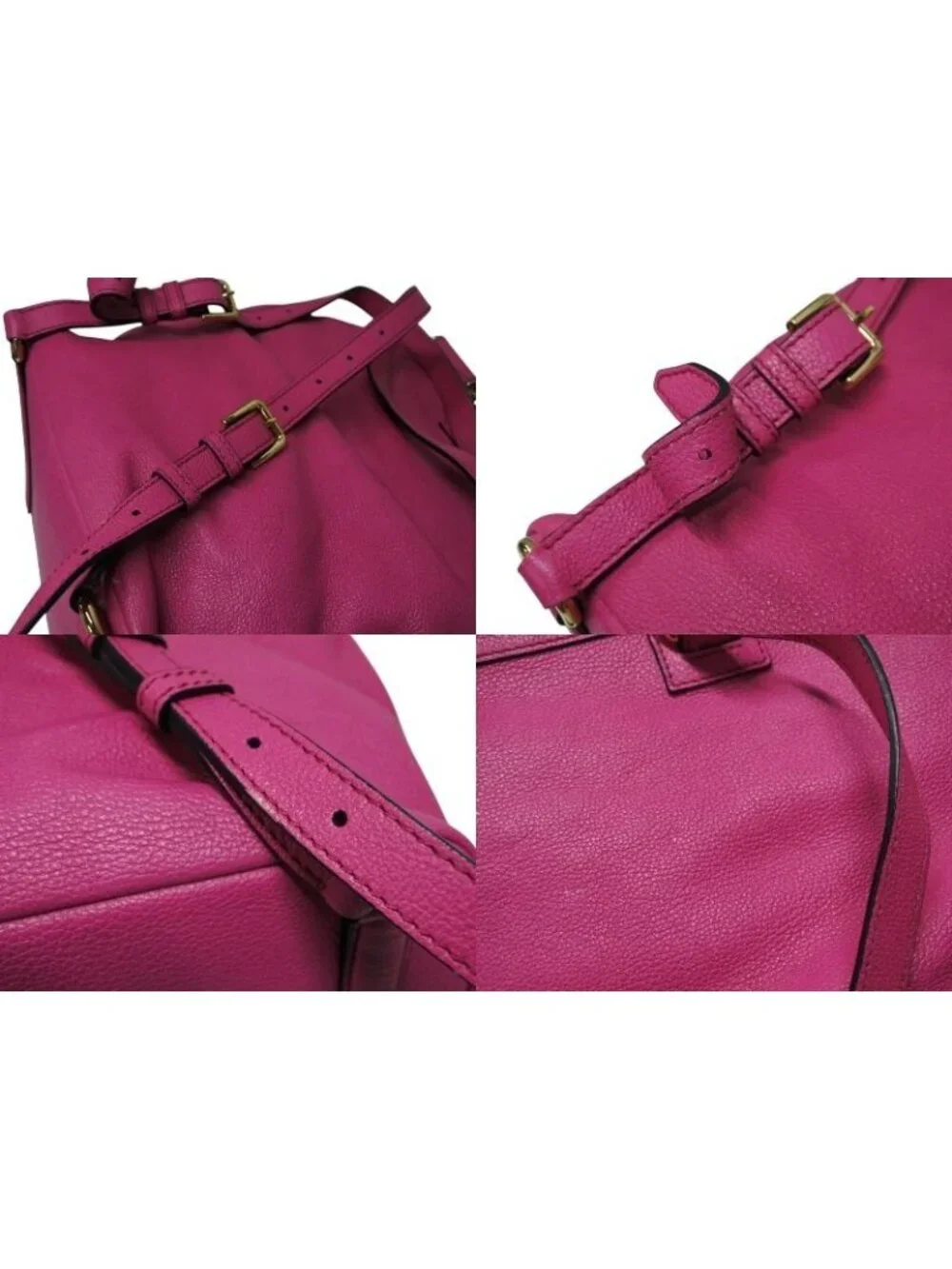 Dolce & Gabbana Backpack Leather Pink Gold